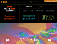 Tablet Screenshot of downtownaustin.com